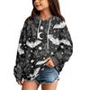 Kids Halloween Print Hoodie Pullover Sweatshirt for Boys Girls Casual Wear