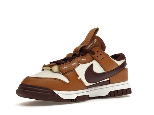 Nike Dunk Jumbo Low Light British Tan Burgundy Crush - Fq8248-200