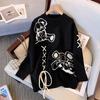 Sweater Pullovers Tops Women Long Sleeves Autumn Winter Oversized Loose Long Sleeve Shirt Slim Pullover Tops