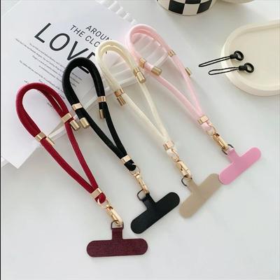Metal Nylon Short Lanyard Phone Strap Keycord Hanging Trousers Accessories Stylish Luxury Anti-loss Keychain Wrist Rope Starp