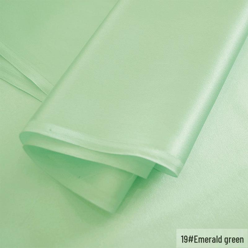 Huahong 16mm Maulbeerseide Crêpe Satin Stoff, Mehrfarbig, 114cm Breite