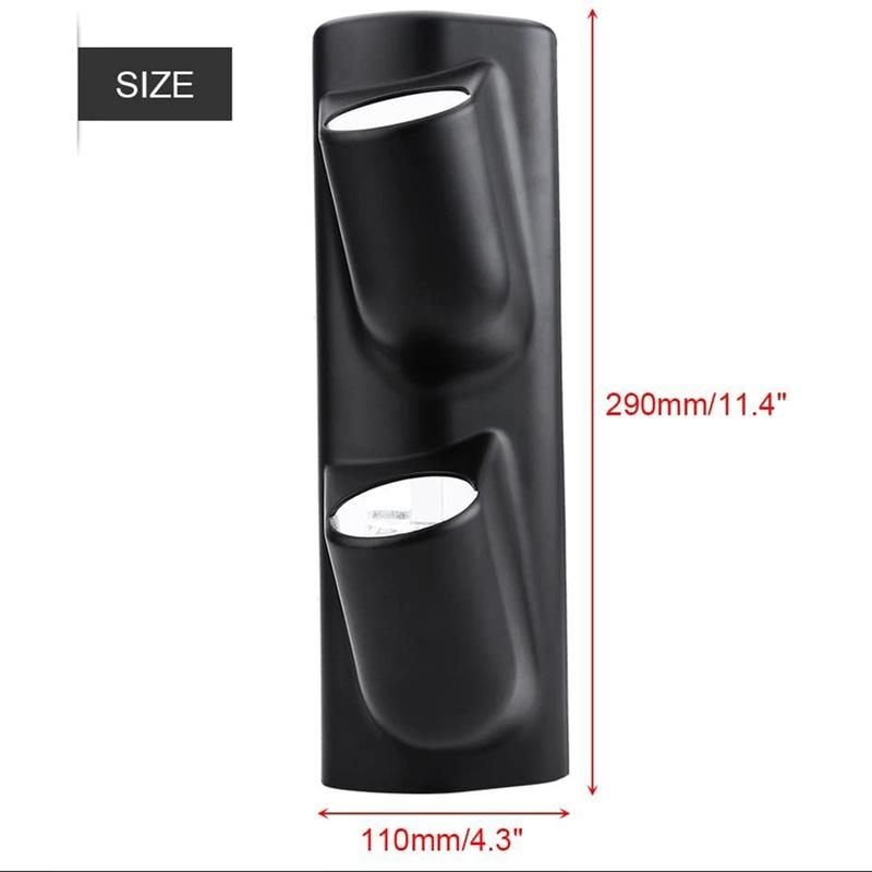 Authentic Universal 52Mm 2 Inch Meter Gauge Pillar Mount Pod Holder Bracket Cover For Car Auto Boat Motorcycle (Double Holes)