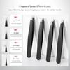 1-4 Stück Professionelle Augenbrauenpinzette Make-up-Werkzeuge Augenbrauenpinzette Für Augenbrauen Zubehör Beauty Haarspange Entferner