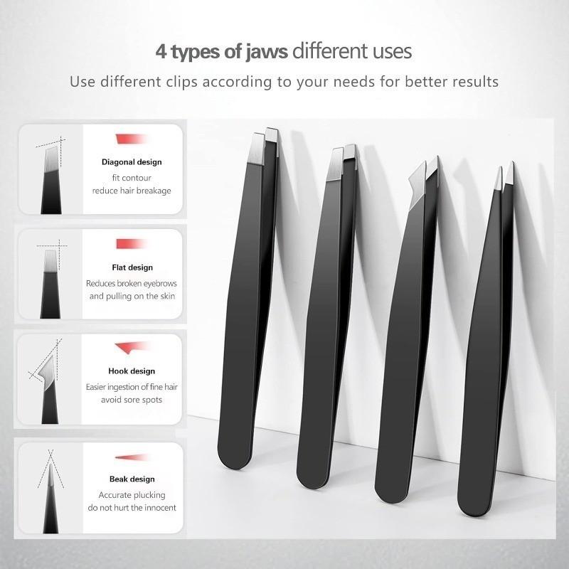 1-4 Stück Professionelle Augenbrauenpinzette Make-up-Werkzeuge Augenbrauenpinzette Für Augenbrauen Zubehör Beauty Haarspange Entferner
