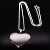 Fashion Horse Stainless Steel Choker Necklace for Men Silver Color Black Heart Necklace Jewelry Colgante Hombre N1048S01