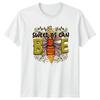 Sweet As Can Bee Honeycomb Graphic Nature Lover Adult T-Shirt