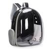 Space Capsule Pet Backpack - Breathable Transparent Travel Carrier for Cats and Small Dogs with Zippers, Portable for Outdoor