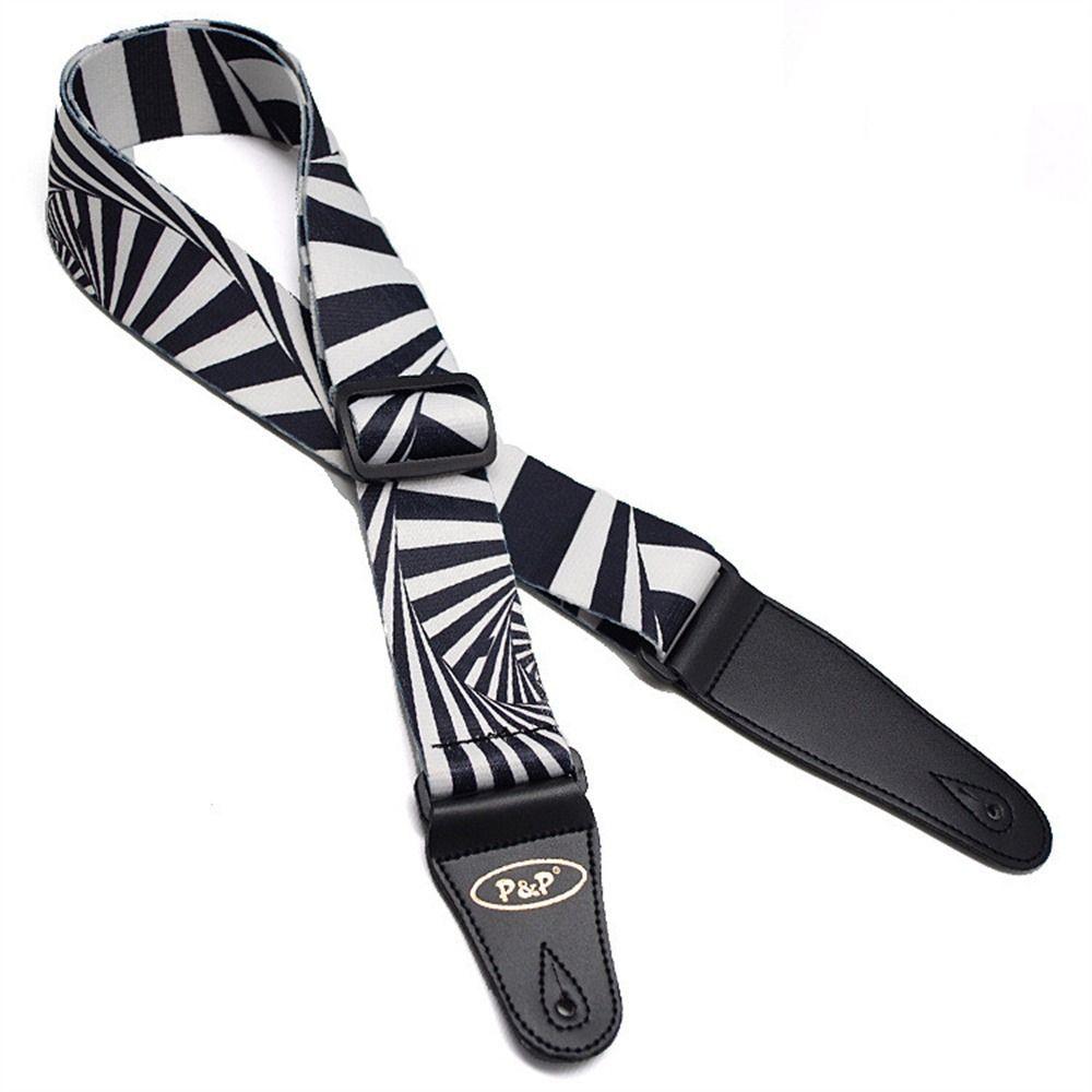 Plaid Pattern Guitar Strap Adjustable Acoustic Guitar Strap Electric Guitar Belt  Instrument