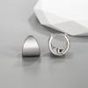 Gold Color Geometric Punk Hoop Earrings for Women Trendy  Unique Design Ear Buckle Classic Jewelry Gifts Wholesale