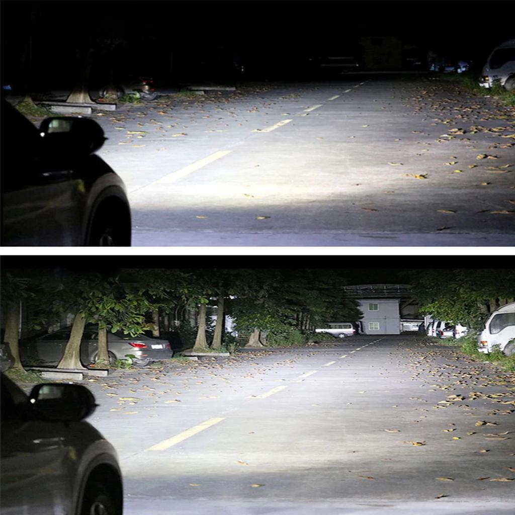 2Pcs H8/H11 Auto LED Fog Light Bulbs 660LM 6000K White Car Driving Running Lamp 12V Plug and Play Car Attachment Replacement