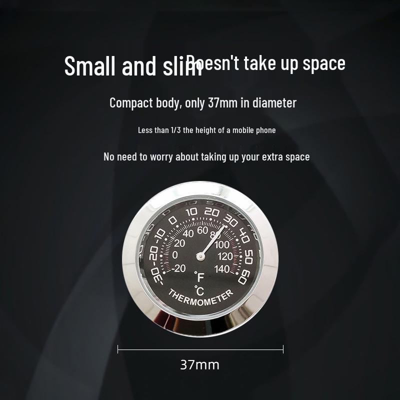 Oudashi High-Precision Mini Car Air Vent Thermometer Gauge