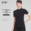 Summer XB Quick-Drying Crew Neck Compression Shirt - Moisture-Wicking, High-Elasticity, Short Sleeve Sports Top for Running and Cycling