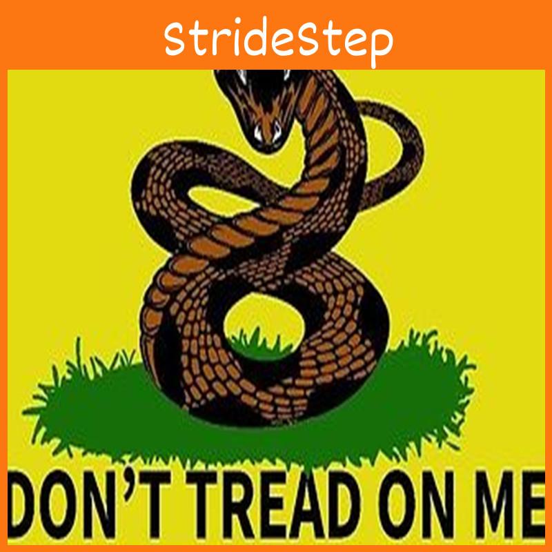 On Tread Dont Me Snake Banner Polyester Material Gadsden Flag For Events Patriot