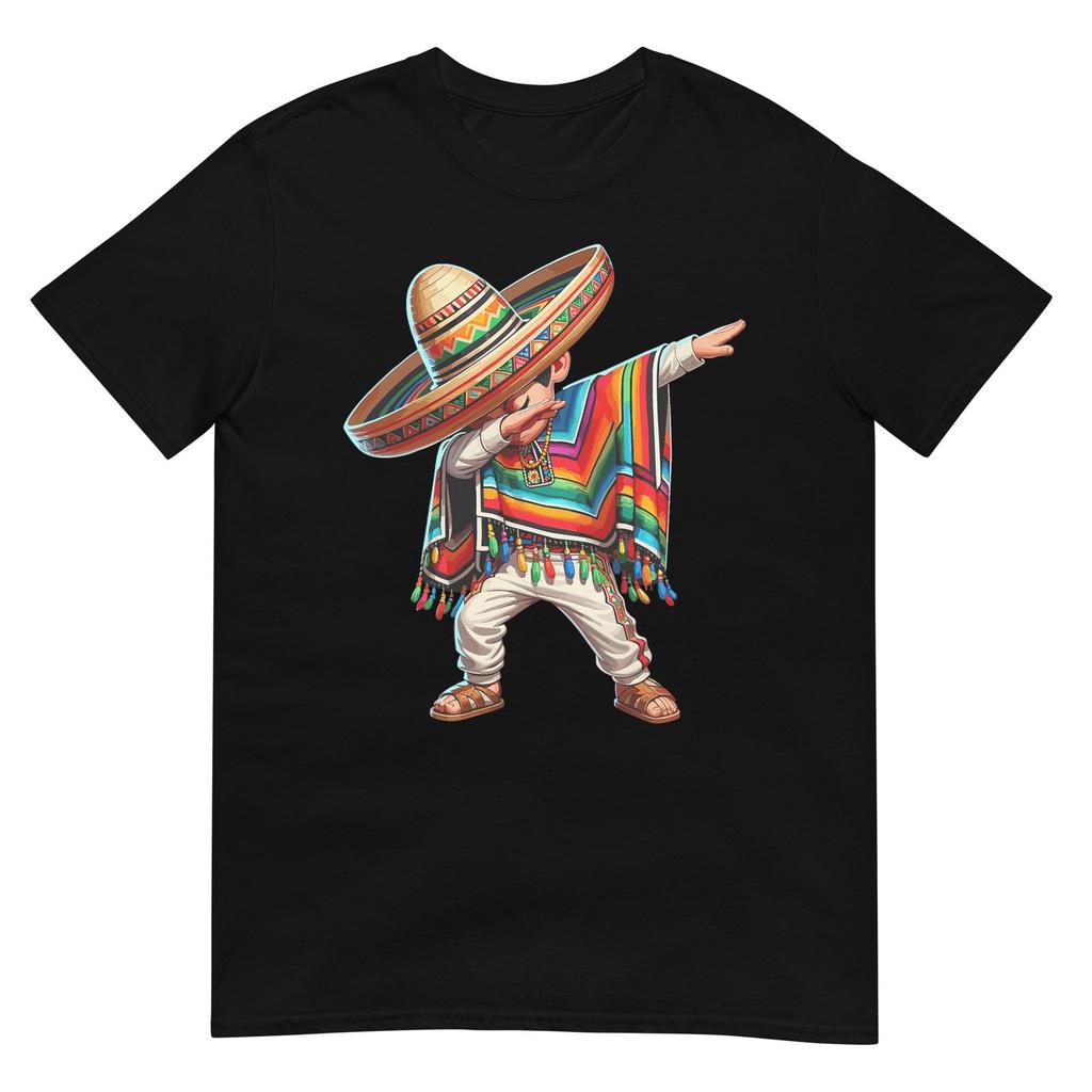Mexican Boy Dabbing Poncho Cinco De Mayo TShirt