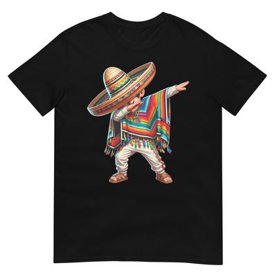 Mexican Boy Dabbing Poncho Cinco De Mayo TShirt
