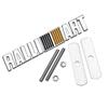 3D Metal RALLlART Front Grille Badge Emblem Car Body Trunk Decoration Sticker For  Lancer Outlander Ralliart Eclipse
