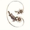 1 Ear Hook and 1 Earring Retro Plant Flower Ear Hook Earrings Female Personality Creative Spirit Ear Bone Clip