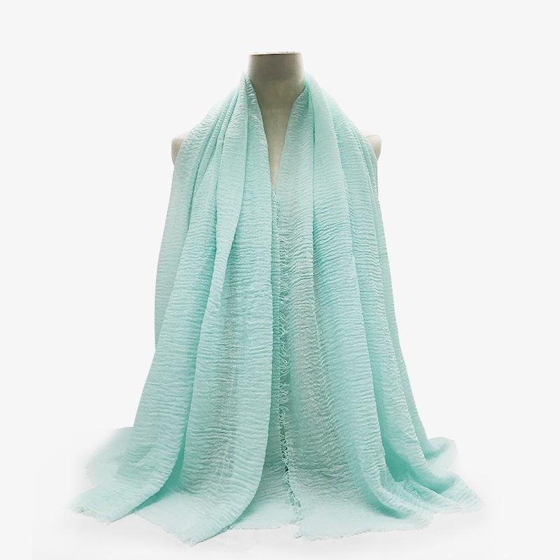 Women Cotton Linen Scarf Summer Girl Solid Color Sunscreen Thin Scarves Soft Shawl Foulard Viscose Spring Female Wrap Shawls New