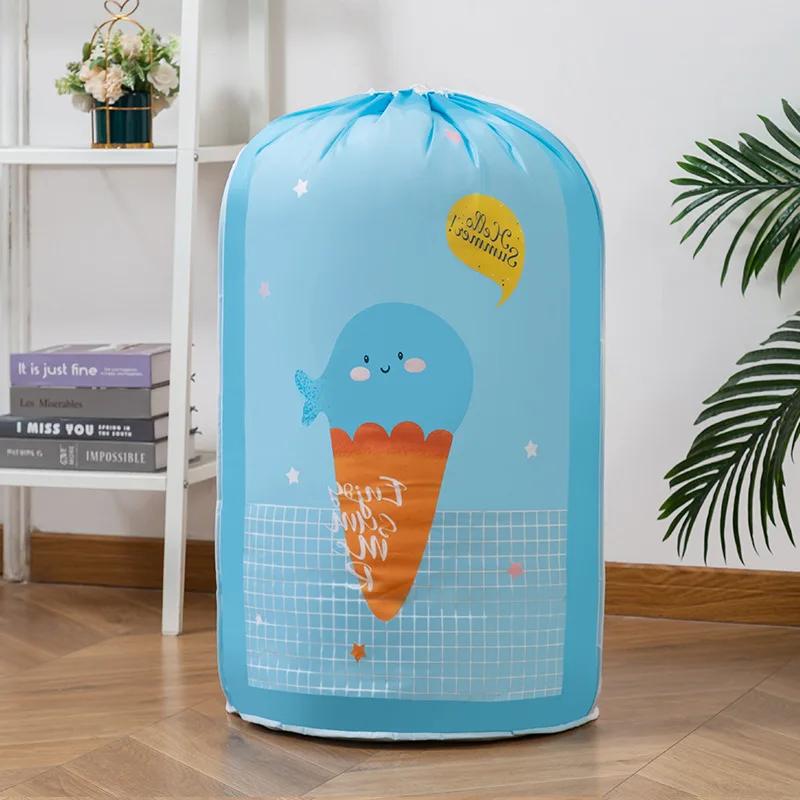 Quilt Clothing Doll Toy Storage Bag Moisture Mould Proof Clothes Organizer Drawstring Bundle Mouth Moving Packaging Sorting Bags