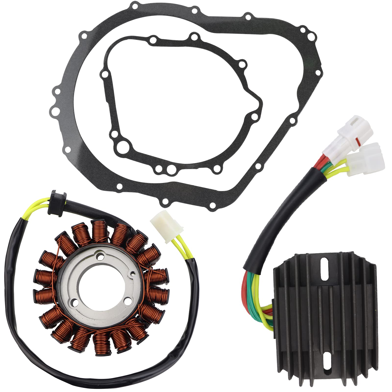 

Regulator Rectifier And Stator Coil With Gasket Set for SUZUKI GSXR600 GSXR750 2006-2012 31401-01H00 31401-01H10 4 pcs set