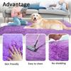 Nordic Style Plush Carpet for Living Room Multicolor Pink White Fluffy Bedroom Rug Soft Shggy Mat for Kids