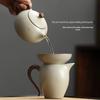Shangyanfang Ru Kiln Ceramic Kung Fu Tea Set with Tray