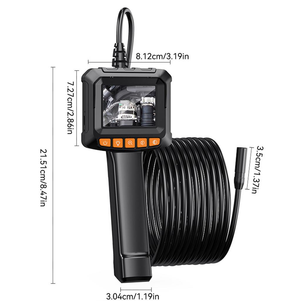 2.4 inch 500w portable HD endoscope handle endoscope industrial pipeline endoscope