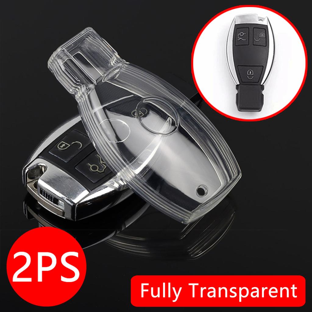Transparent Tpu Car Key Case Accessories For Mercedes Benz W176 W246 W204 W205 W212 W221 W166 X253 C253 W463 C117 C218 X156 R172