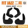 Mud Flaps For Honda FIT JAZZ 2003-2007 MudFlaps Front Rear Fender Car