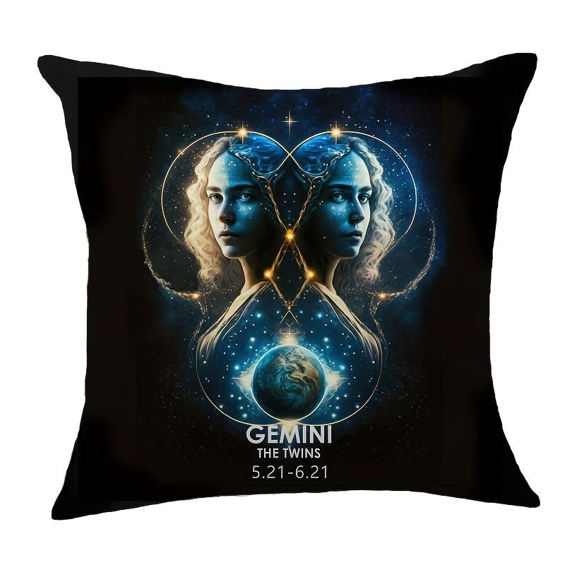 Darkrai Zodiac Cushion Cover Leo Pisces Aquarius Taurus Sagittarius Libra Scorpio Cancer Virgo Capricorn Aries Pillowcase Decor