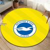 Brighton & Hove Albion Round Area Rug,Carpet Rug for Living Room Bedroom Sofa Playroom Decor,Non-slip Floor Mat