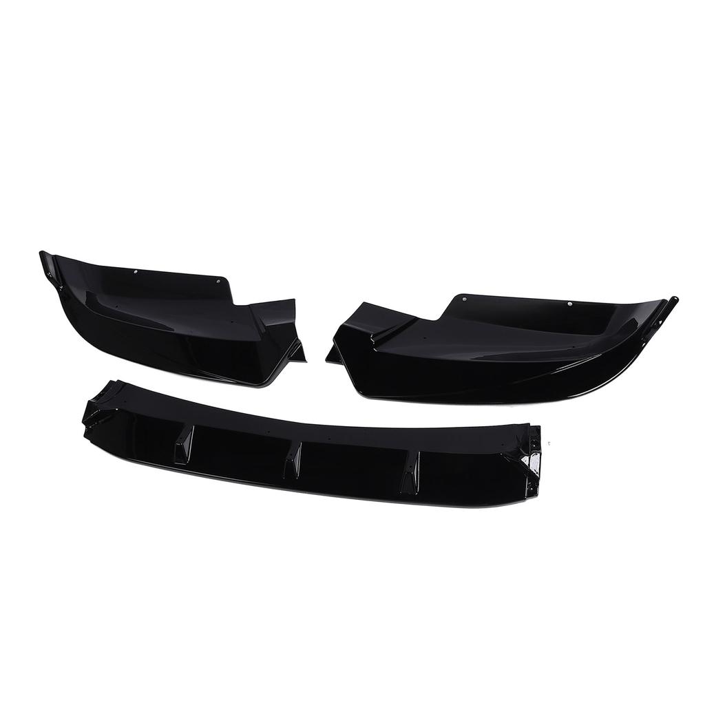 Front Bumper Lip Spoiler 3 Parts Sporty Racing Look Front Bumper Lip Splitter Body Kit for X6 F16 M 