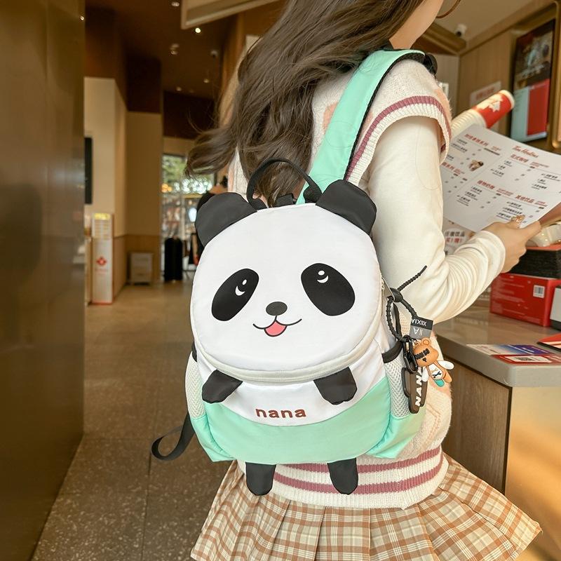 Cute Super Cute Little Panda Small Backpack College Students Traveling To Early Education Class