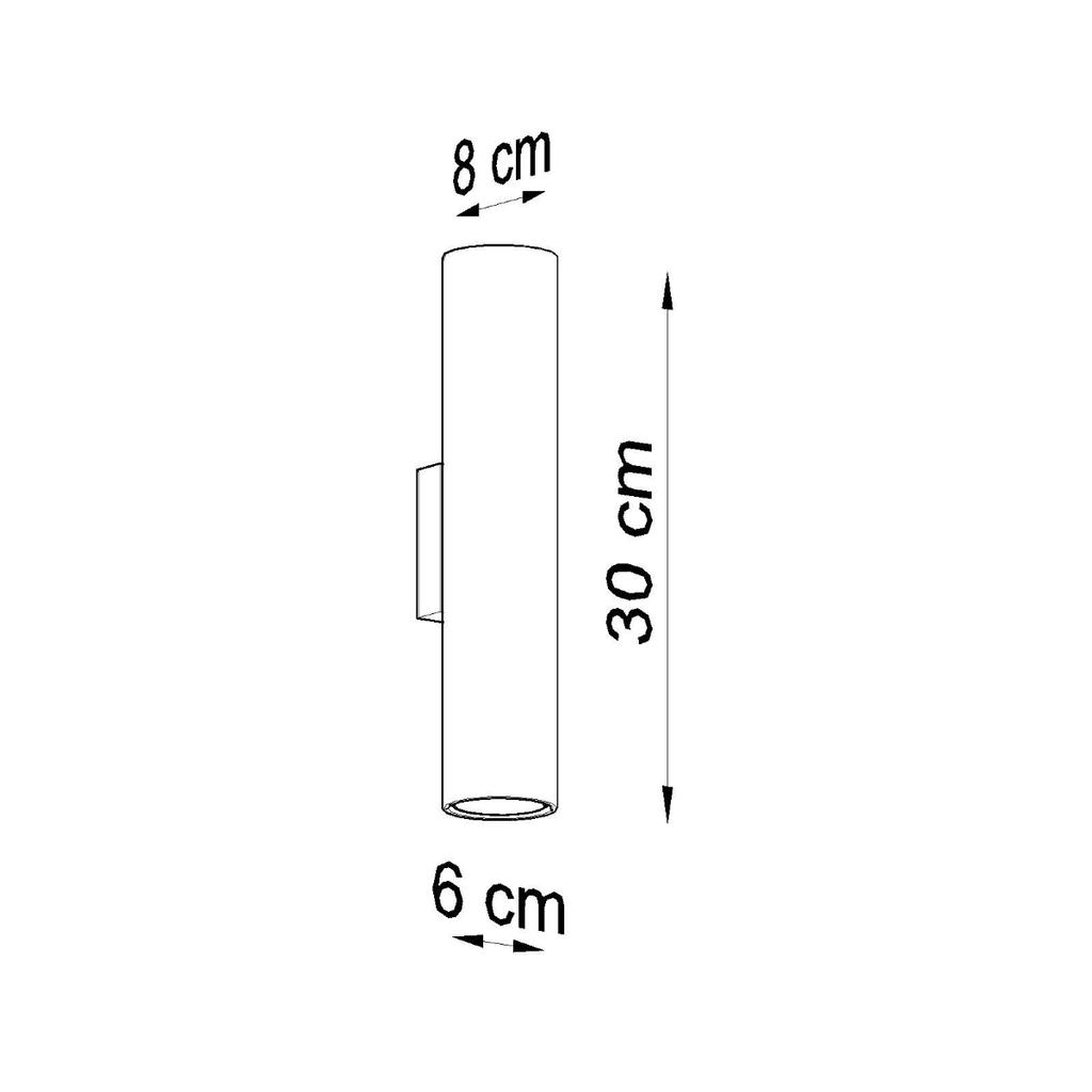 Kinkiet Lagos 2 Gu10 Biały Sollux Sl.0326
