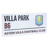 Aston Villa FC Street Sign