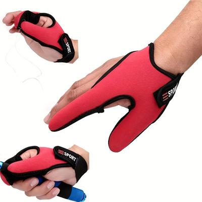 Angelhandschuhe 2 Finger Atmungsaktive Handschuhe Tragbare Anti-Rutsch-Handschuhe Angelschutz für die Finger Angelausrüstung Jagd wasserdicht