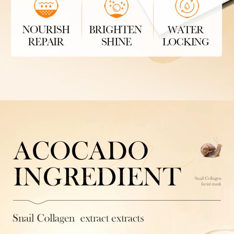 Snail Mask SADOER Collagen Anti-Wrinkle Firming Fine Skin Mask