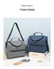 Cationic Oxford Cloth Insulated Lunch Bag - Handheld & Crossbody, Large Capacity for Commuting