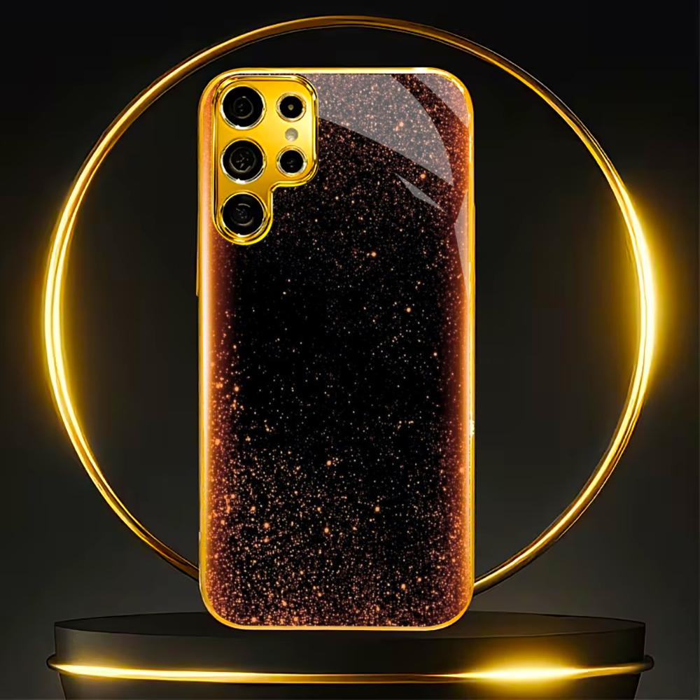 

Pink gold faddish cellphone new Bestseller model PhoneCase Glass PhoneCase for Samsung Galaxy S26 S25 S24 S23 S22 FE,Ultra,Plus GalaxyS25
