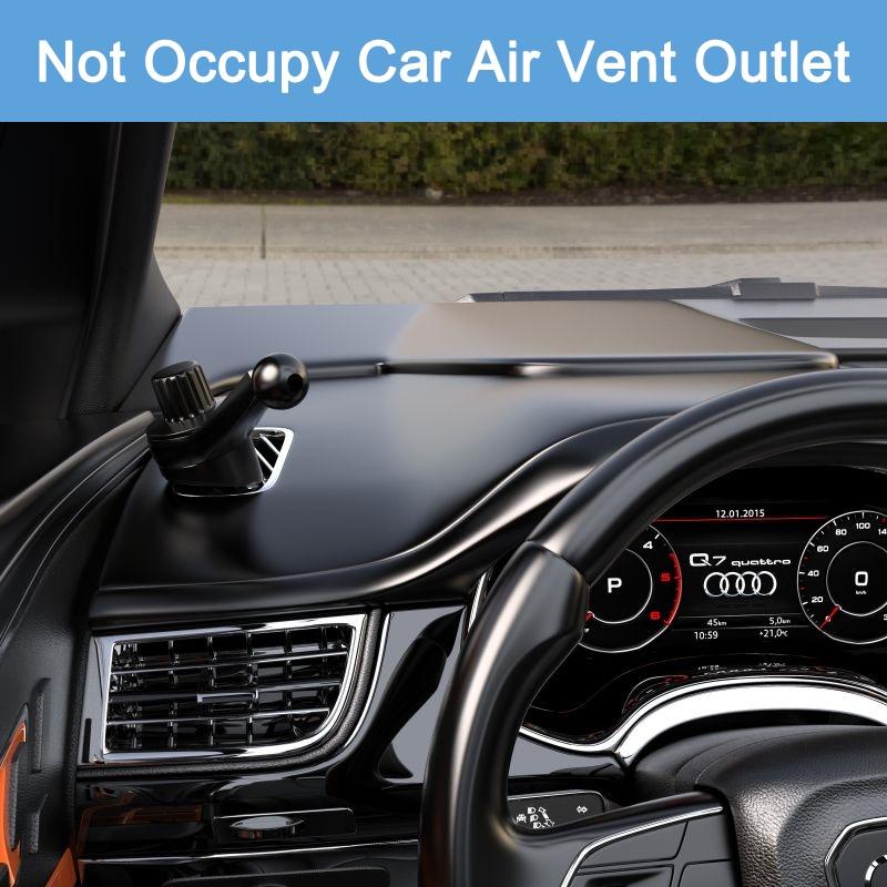 Upgrade Air Vent Car Phone Holder Clip Universal 17mm Ball Head for Car Phone Stand Gravity Magnetic Mobile Phone Support