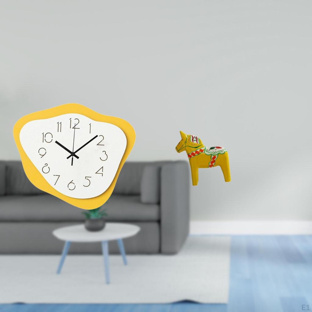 Modern Acrylic Wall Clock And Ornament Collectible Timepiece Sculpture for Office Kitchen Bookshelf
