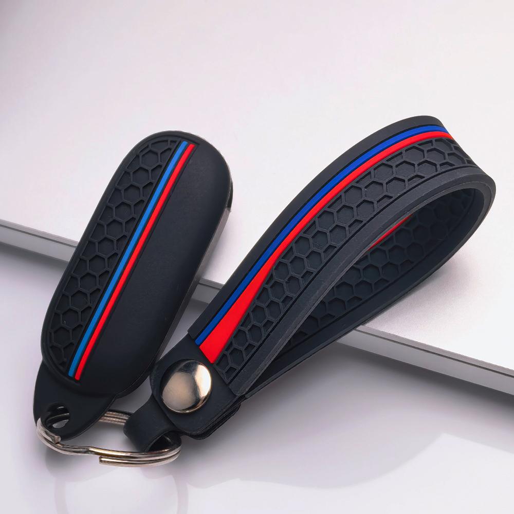 Key Shell Cover for Zontes 368G 368E 368D 368M 368K 350D with Keychain Ergonomic Non Slip Soft Key Shell for Zontes Induction Key Anti-Scratch Surface