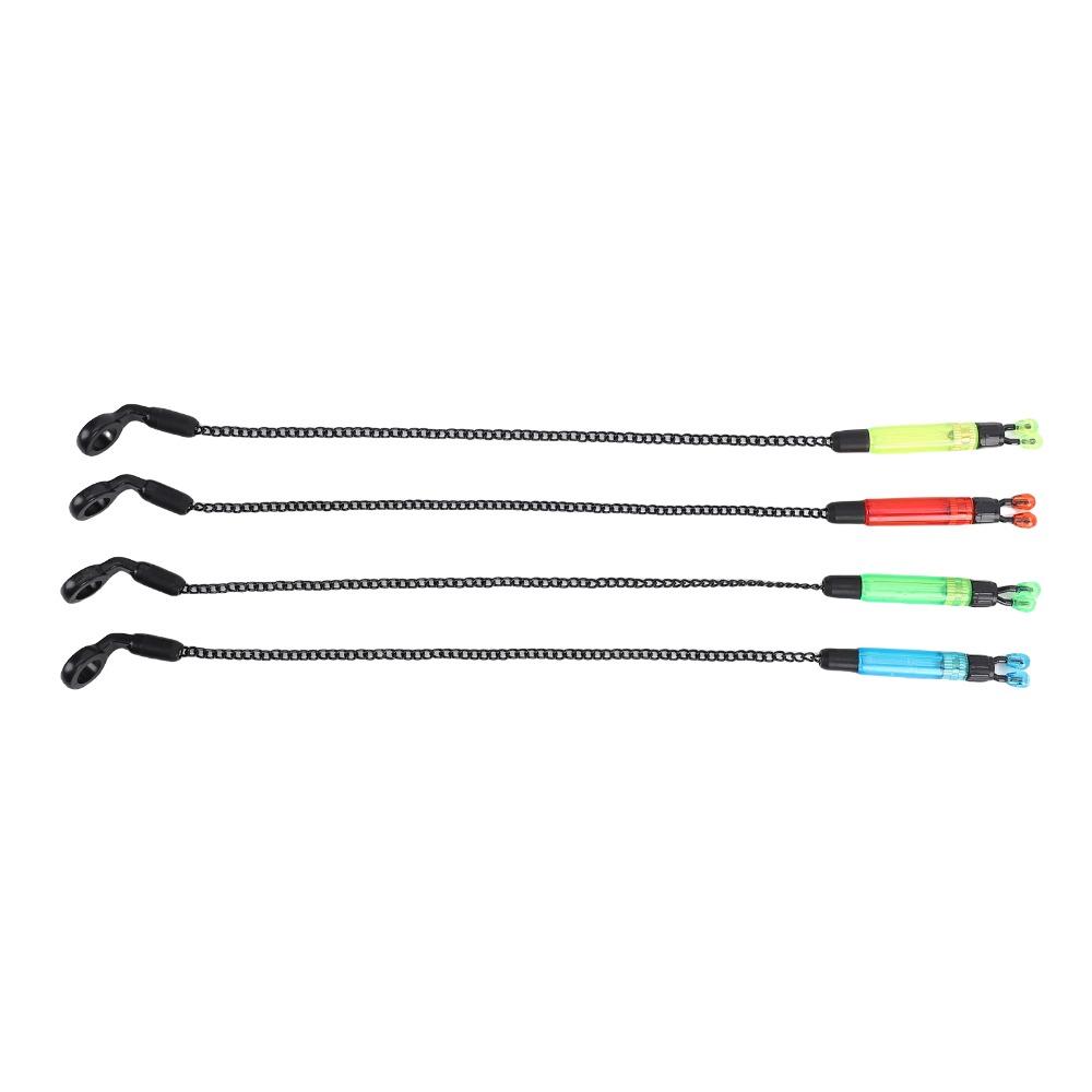 4PCS ABS Stainless Steel Night Fishing Alarm Fishing Swing Bite Alarm For European Carp Fishing