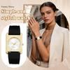 Square Watch Women Silicone Strap Waterproof Fashion Analog Quartz Watch Accessory - Birthday Anniversary Christmas Valentine's Day Gift
