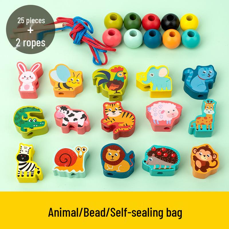 CPC Baby Fine Motor Skills Bead Toy: Toddler Threading & Concentration Blocks