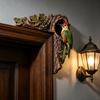 Ручная работа по дереву Настенное искусство Бурундук Дерево Верхушка двери, Белка Сова Рамка Знак, Забавные причудливые деревенские домашние акценты Уголок животных Украшение, Лес