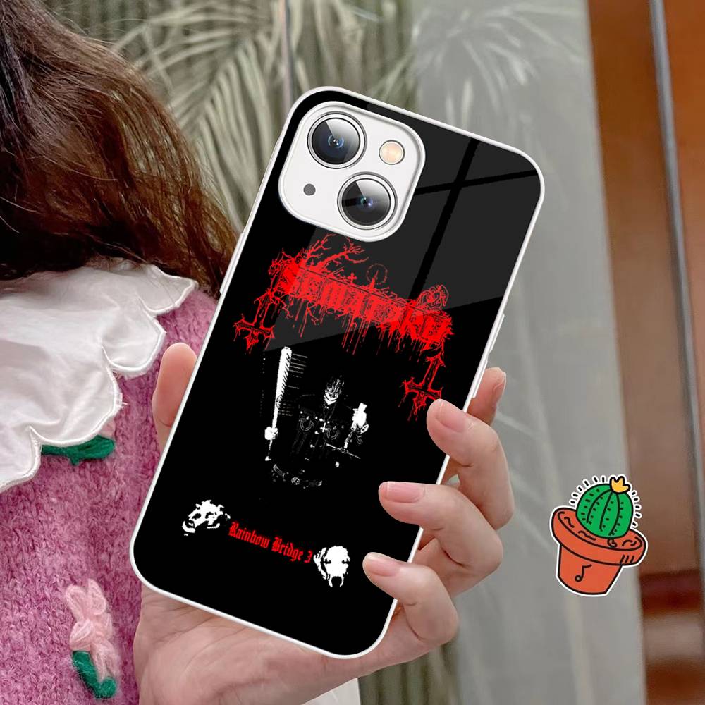 Sematary Haunted Tempered Glass For Iphone 14 13 12 11 Pro Mini XS MAX 14Plus X XS XR Fundas
