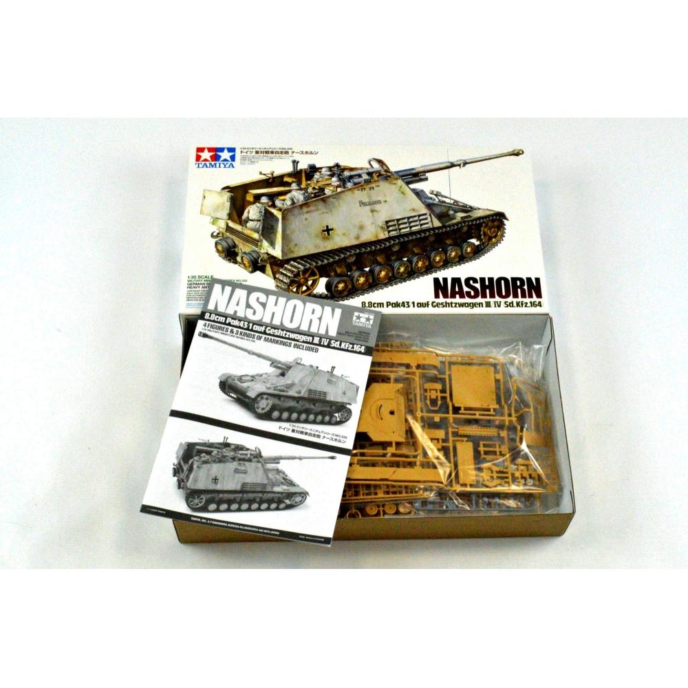 Tamiya 135 Military Miniature Series No.335 German Army Heavy Anti-Tank Self-Propelled Gun Nashorn Plastic Model 35335