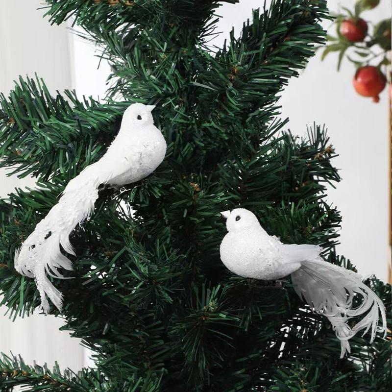 1Pcs Cute Artificial Birds Fake Foam Animal Simulation Feather Birds Models Tit Diy Craft Home Garden Ornament Decoration