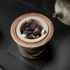 Ink Wood-fired Porcelain Tea Warmer Holder Candle Heater Stove Kettle Stand Boiling Water Carbon Furnace Teaware Accessories